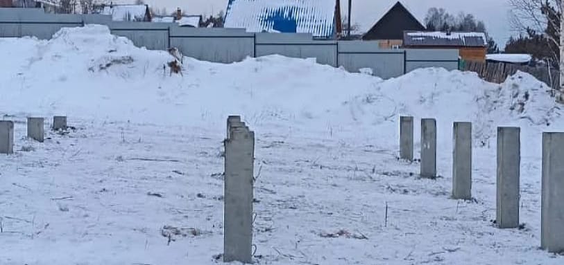 Фундамент на забивных ЖБ сваях