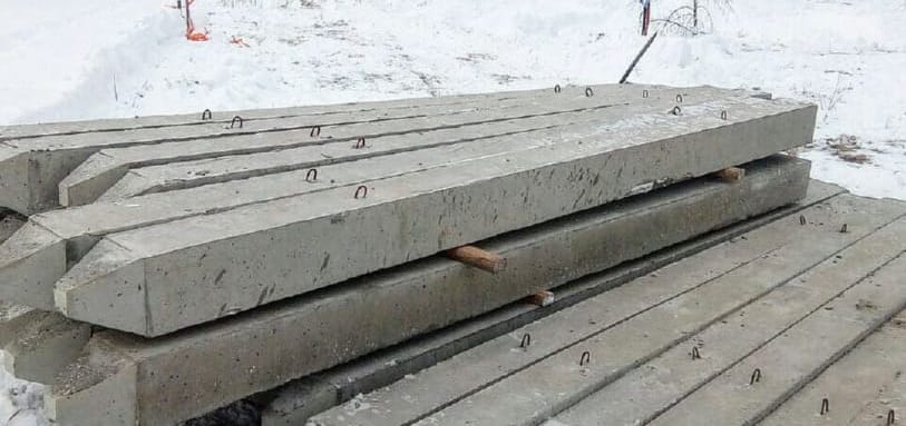 Фундамент на забивных ЖБ сваях